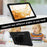 Anti-scratch Silicone + PC Tablet Case for Samsung Galaxy Tab S9 Butterfly Shape Kickstand Cover with Shoulder Strap - Black - 4