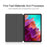 Tablet Case for Lenovo Xiaoxin Pad Pro 12.7 inch , Trifold Stand PU Leather Auto Sleep  /  Wake Smart Cover - Black - 2