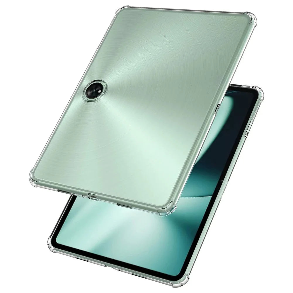 For OnePlus Pad Transparent TPU Tablet Case Reinforced Corners Anti-drop Tablet Cover - 4