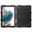 Kickstand Cover for Samsung Galaxy Tab A8 10.5 (2021) / (2022) , PC + Silicone Tablet Case with PET Screen Protector - Black - 2