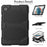 Kickstand Cover for Samsung Galaxy Tab A8 10.5 (2021) / (2022) , PC + Silicone Tablet Case with PET Screen Protector - Black - 5