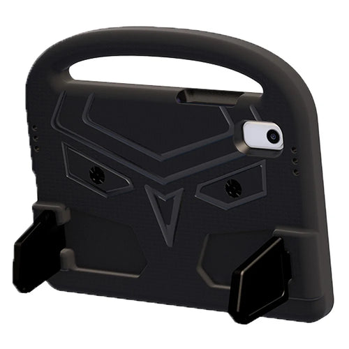 For Lenovo Tab M9 TB-310FU Sparrow Style EVA Case Foldable Kickstand Tablet Protective Cover with Portable Handle - Black - 1