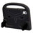 For Lenovo Tab M9 TB-310FU Sparrow Style EVA Case Foldable Kickstand Tablet Protective Cover with Portable Handle - Black - 1