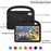 For Lenovo Tab M9 TB-310FU Sparrow Style EVA Case Foldable Kickstand Tablet Protective Cover with Portable Handle - Black - 5