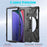 For Samsung Galaxy Tab S10 Ultra X920 / S9 Ultra X910 / S8 Ultra X900 / X906 PC+ Silicone Tablet Case Drop-Proof Rotating Kickstand Cover - Black - 4