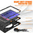 For Samsung Galaxy Tab S10 Ultra X920 / S9 Ultra X910 / S8 Ultra X900 / X906 PC+Silicone Tablet Case Hand Band Kickstand with Shoulder Strap - Black - 6