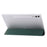 For Samsung Galaxy Tab S9+ Tri-fold Stand Smart Cover PU Leather+Acrylic+TPU Transparent Tablet Case - Midnight Green - 3