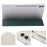 For Samsung Galaxy Tab S9+ Tri-fold Stand Smart Cover PU Leather+Acrylic+TPU Transparent Tablet Case - Midnight Green - 4