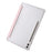 For Samsung Galaxy Tab S9+ Origami Tri-fold Stand Cover PU Leather+Acrylic+TPU Auto Wake / Sleep Tablet Case - Pink - 6