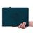 Anti-drop Tablet Case for Nokia T20 PU Leather Butterfly Flower Imprinted Card Holder Stand Cover - Dark Blue - 5