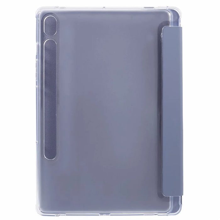 For Samsung Galaxy Tab S9 Shockproof Case Tri-fold PU+Acrylic+TPU Tablet Cover Support Auto Wake / Sleep - Purple - 3