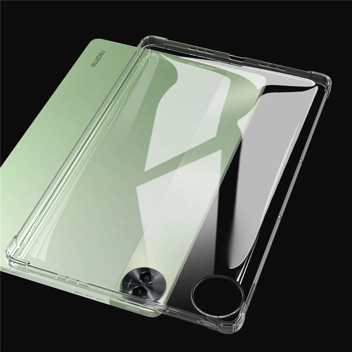 For Realme Pad 2 Soft TPU Tablet Case Transparent Cover Anti-drop Reinforced Corners Shell - 5