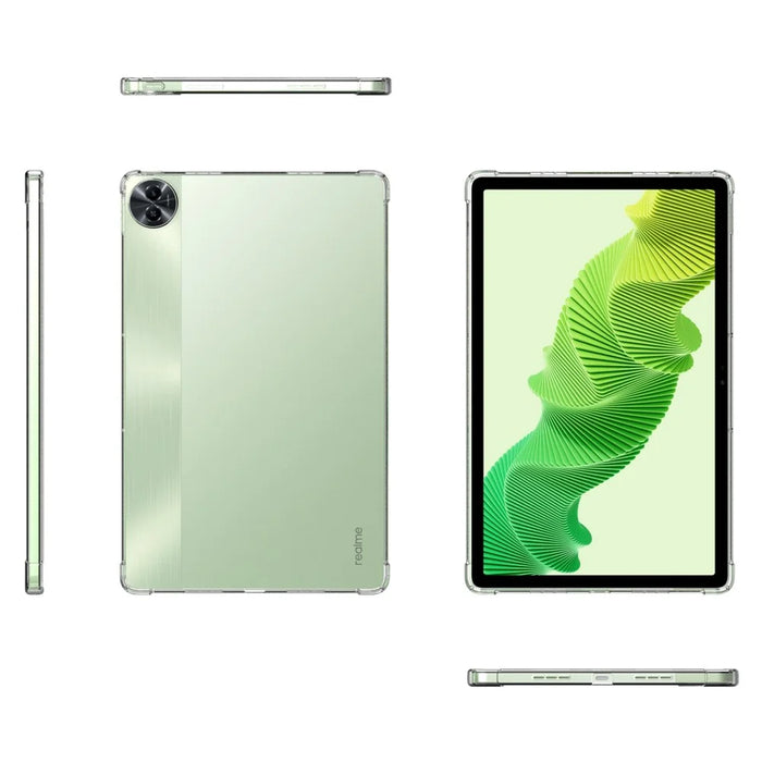 For Realme Pad 2 Soft TPU Tablet Case Transparent Cover Anti-drop Reinforced Corners Shell - 6