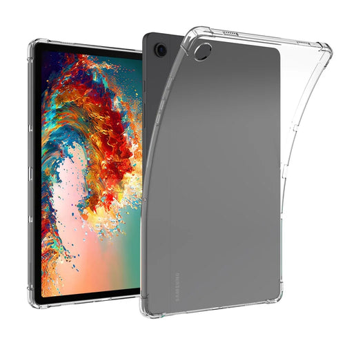 For Samsung Galaxy Tab A9 Transparent Cover Reinforced Corners Anti-drop Shell TPU Tablet Case - 1