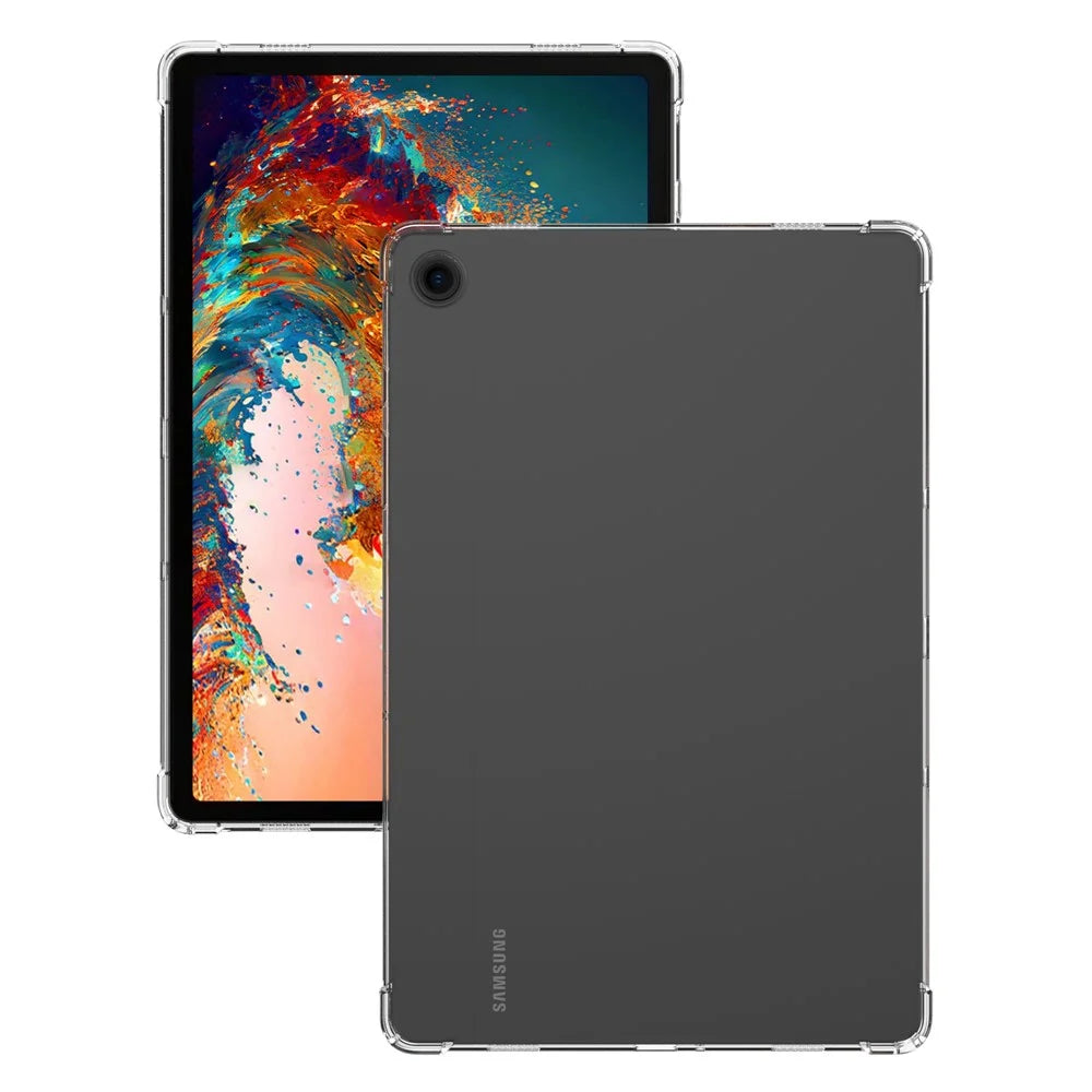 For Samsung Galaxy Tab A9 Transparent Cover Reinforced Corners Anti-drop Shell TPU Tablet Case - 2