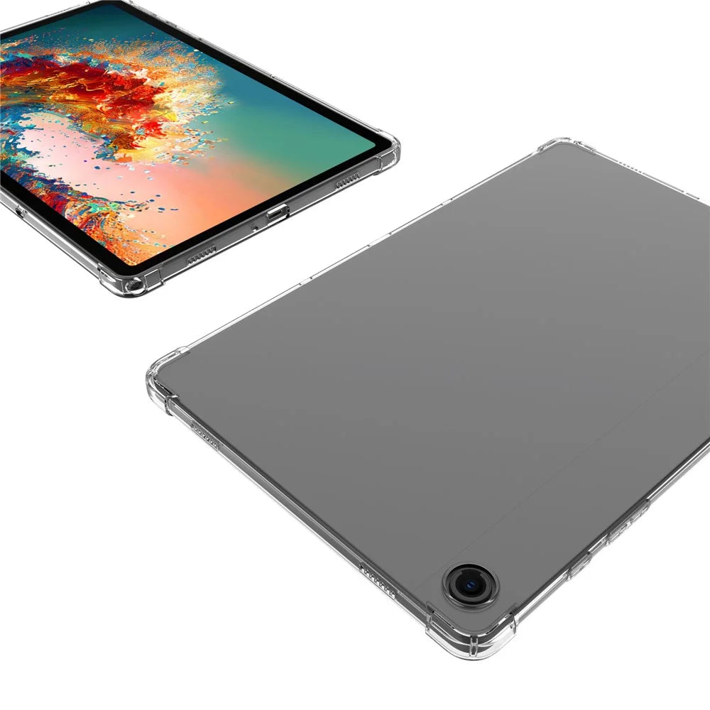 For Samsung Galaxy Tab A9 Transparent Cover Reinforced Corners Anti-drop Shell TPU Tablet Case - 4