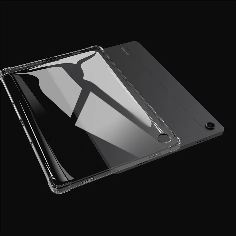 For Samsung Galaxy Tab A9 Transparent Cover Reinforced Corners Anti-drop Shell TPU Tablet Case - 5