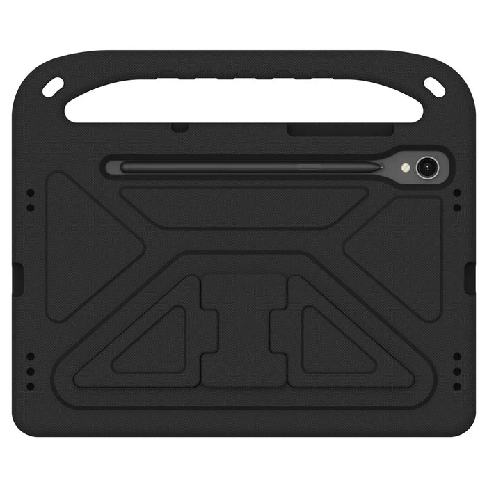 Handle EVA Case for Samsung Galaxy Tab S7 / S8 / S9 , Shockproof Kickstand Tablet Cover - Black - 2