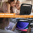 Handle EVA Case for Samsung Galaxy Tab S7 / S8 / S9 , Shockproof Kickstand Tablet Cover - Black - 4