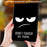 For iPad (2025) / 10.9 (2022) Pattern Printing PU Leather Flip Cover Anti-Scratch Strap Closure Tablet Case with Stand - Don't Touch My Phone - 4