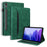 For Lenovo Tab P12 PU Leather Tablet Case Wallet Stand Full Protection Tablet Cover - Green - 1