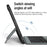 NILLKIN Bumper Backlit Bluetooth-compatible Keyboard Case for Samsung Galaxy Tab S7 FE / Tab S7+ / Tab S8+ Detachable Protective Tablet Cover - 5