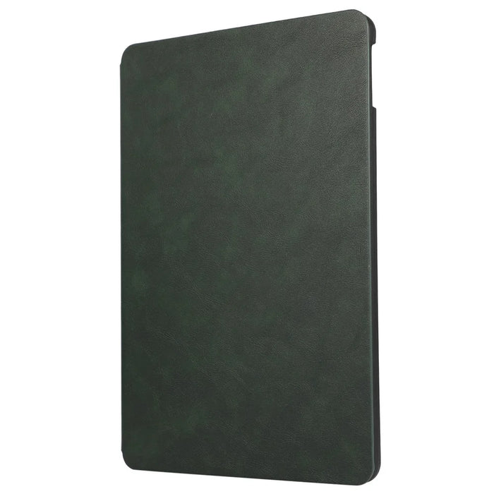 For iPad Air (2013) / Air 2 / iPad 9.7-inch (2017) / (2018) Anti-Dorp PU Leather Cover Auto Wake / Sleep Tablet Case with Stand - Green - 6