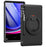 For Samsung Galaxy Tab S10+ X826 / S9 FE+ / S7+ T970 / Tab S7 FE T730 / Tab S8+ X800 / Tab S9+ X810 Case PC+TPU Rotating Kickstand Tablet Cover with Pen Holder - Black - 2
