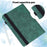 For Samsung Galaxy Tab A11 / A9 Case Flower Imprint Tablet Stand Cover - Green - 7