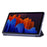 For Samsung Galaxy Tab S9+ Case Anti-scratch PU Leather + Silicone Tri-fold Stand Tablet Cover - Purple - 3