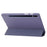 For Samsung Galaxy Tab S9+ Case Anti-scratch PU Leather + Silicone Tri-fold Stand Tablet Cover - Purple - 4