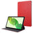 For Realme Pad 2 Case Scratch Proof PU Leather Flip Stand Tablet Cover - Red - 1