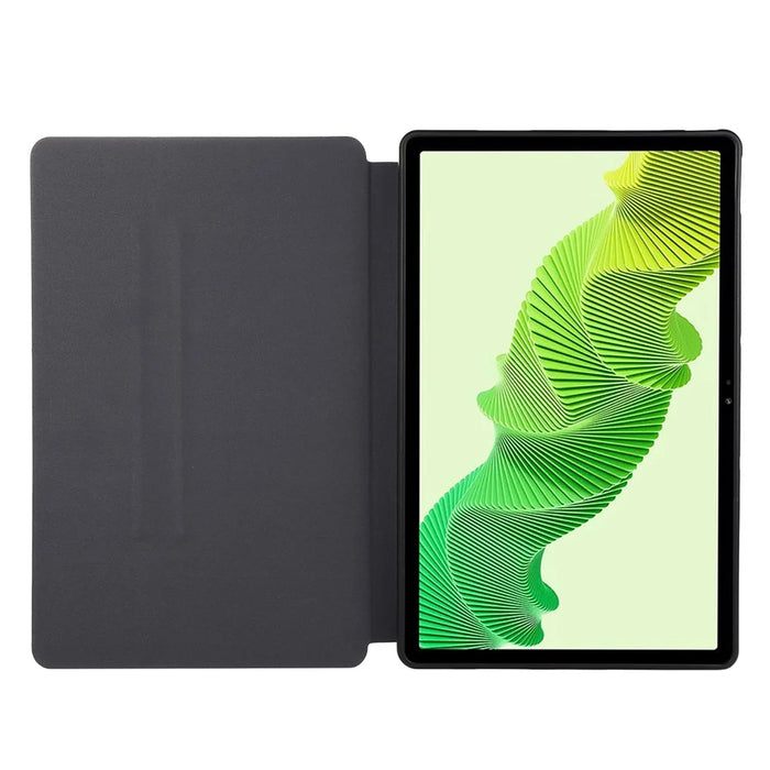For Realme Pad 2 Case Scratch Proof PU Leather Flip Stand Tablet Cover - Red - 2