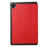 For Realme Pad 2 Case Scratch Proof PU Leather Flip Stand Tablet Cover - Red - 7