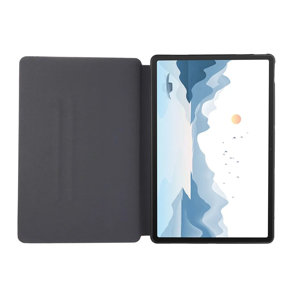 For Lenovo Xiaoxin Pad Pro 12.7 inch Case Shockproof PU Leather Flip Tablet Cover with Stand - Brown - 2