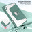 For iPad (2025) / 10.9 (2022) Smart Cover PU Leather+Acrylic Rotary Kickstand Protective Tablet Case - Midnight Green - 4