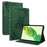 Tablet Case for Realme Pad 2 PU Leather Cover Butterfly Flower Imprinted Card Holder Shell - Green - 1
