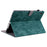For Samsung Galaxy Tab A9 Leather Cover Cute Tiger Imprint Adjustable Stand Tablet Case - Green - 4