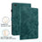 For Samsung Galaxy Tab A9 Leather Cover Cute Tiger Imprint Adjustable Stand Tablet Case - Green - 6