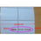Material Coated Paper Shipping Labels  50*30MM Double Row 2500PCS (for internal use only) - 1