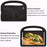 For Samsung Galaxy Tab A11 / A9 Case Sparrow Style EVA Tablet Cover with Kickstand - Black - 3