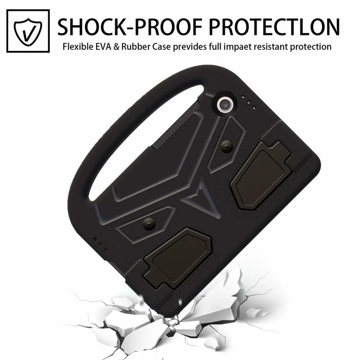 For Samsung Galaxy Tab A11 / A9 Case Sparrow Style EVA Tablet Cover with Kickstand - Black - 5