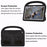 For Samsung Galaxy Tab A11+ / A9+ Case Sparrow Style Hand Grip Kickstand EVA Tablet Cover - Black - 2