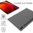 For Samsung Galaxy Tab S9 Ultra Case Drop Protection TPU Tablet Cover Transparent Shell - 4
