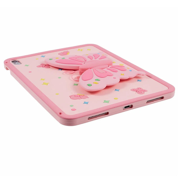 Tablet Cover for iPad (2025) / 10.9 (2022) Silicone Case with Foldable Butterfly Kickstand - 7