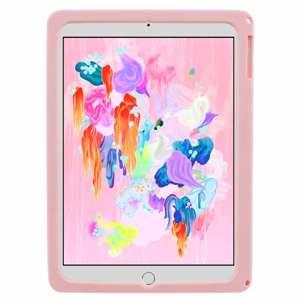 For iPad 9.7-inch (2017) / (2018) / Pro 9.7 inch (2016 / iPad Air (2013) / Air 2 Case Butterfly Kickstand Tablet Silicone Cover - 3