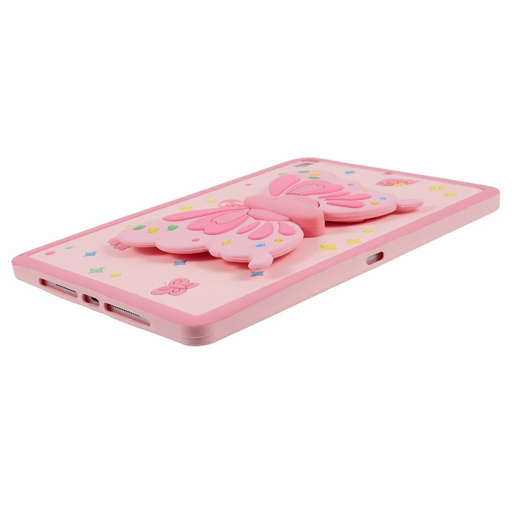 For iPad 9.7-inch (2017) / (2018) / Pro 9.7 inch (2016 / iPad Air (2013) / Air 2 Case Butterfly Kickstand Tablet Silicone Cover - 7