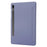 For Samsung Galaxy Tab S9 Case Anti-Scratch PU+ Silicone Tri-fold Stand Tablet Cover - Purple - 7