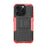 For iPhone 15 Pro Max Case Kickstand PC+TPU Anti-slip Phone Cover - Red - 2