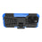 For iPhone 15 Pro PC+TPU Phone Case Tire Texture Anti-Slip Kickstand Cover - Blue - 5